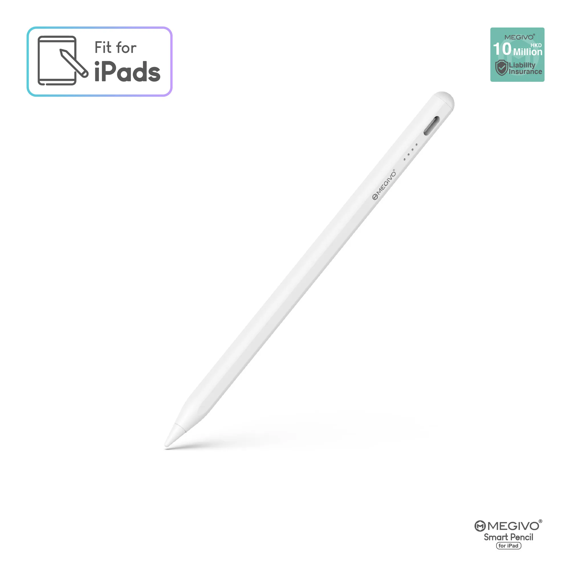 MEGIVO SPI-01 Smart Pencil for iPad 主動式磁吸觸控筆
