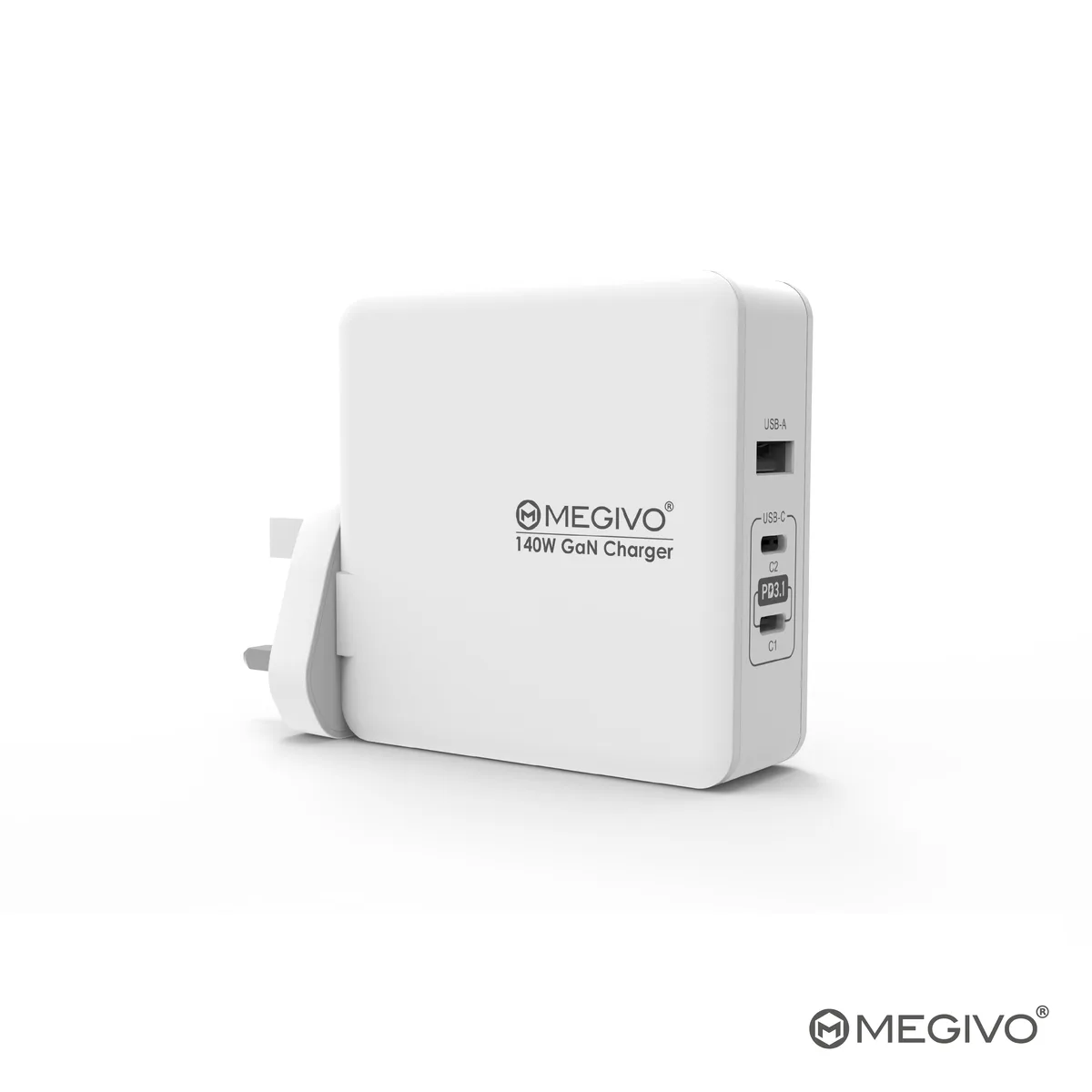 MEGIVO M-WL140W World Link 140W PD3.1 GaN 3輸出 充電器