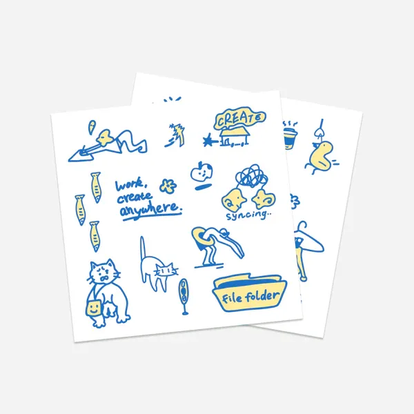 MOFT Pressure-sensitive Art Stickers - Unbound